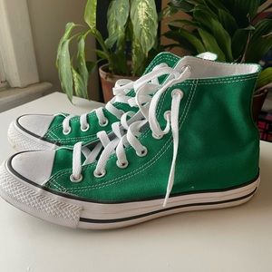 Green High Top Converse